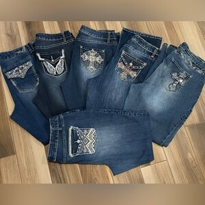 Lot (6) Cato 16W Bootcut Jeans